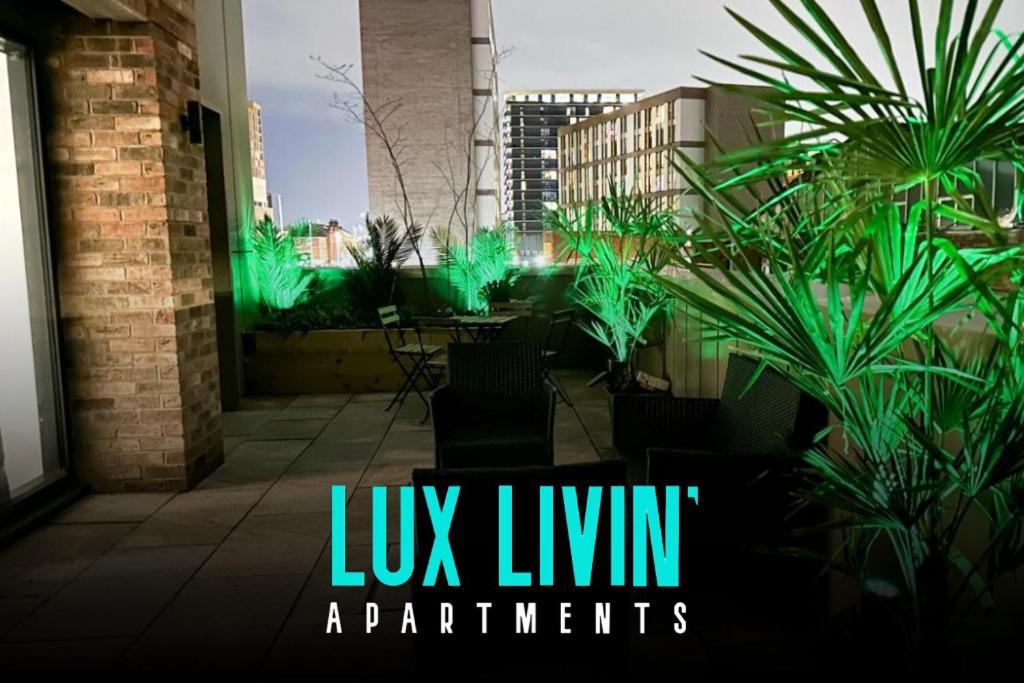 Lux Livin' Apartments - Luxury 2 Bed Apartment With Sky Garden Manchester Exterior photo